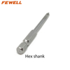 High quality 5/6/8mm Hex shank Carbide single Tip Ceramic Porcelain Tile Glass Drill Bit for Glass Tile