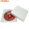 High quality Silver Brazed 7inch 180*22.23 diamond grinding cup wheel disc for surface grinding concrete