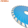 High quality Cold Press 4/5inch 105/125*8mm wave turbo diamond saw blade for cutting concrete