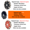 Premium quality 130*15/16/17*12*22.23mm U Shape Wall Floor heating Grooved Crack Chaser Diamond Tuck Point Saw Blade for grooving concrete 