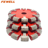 Premium quality 130*15/16/17*12*22.23mm U Shape Wall Floor heating Grooved Crack Chaser Diamond Tuck Point Saw Blade for grooving concrete 