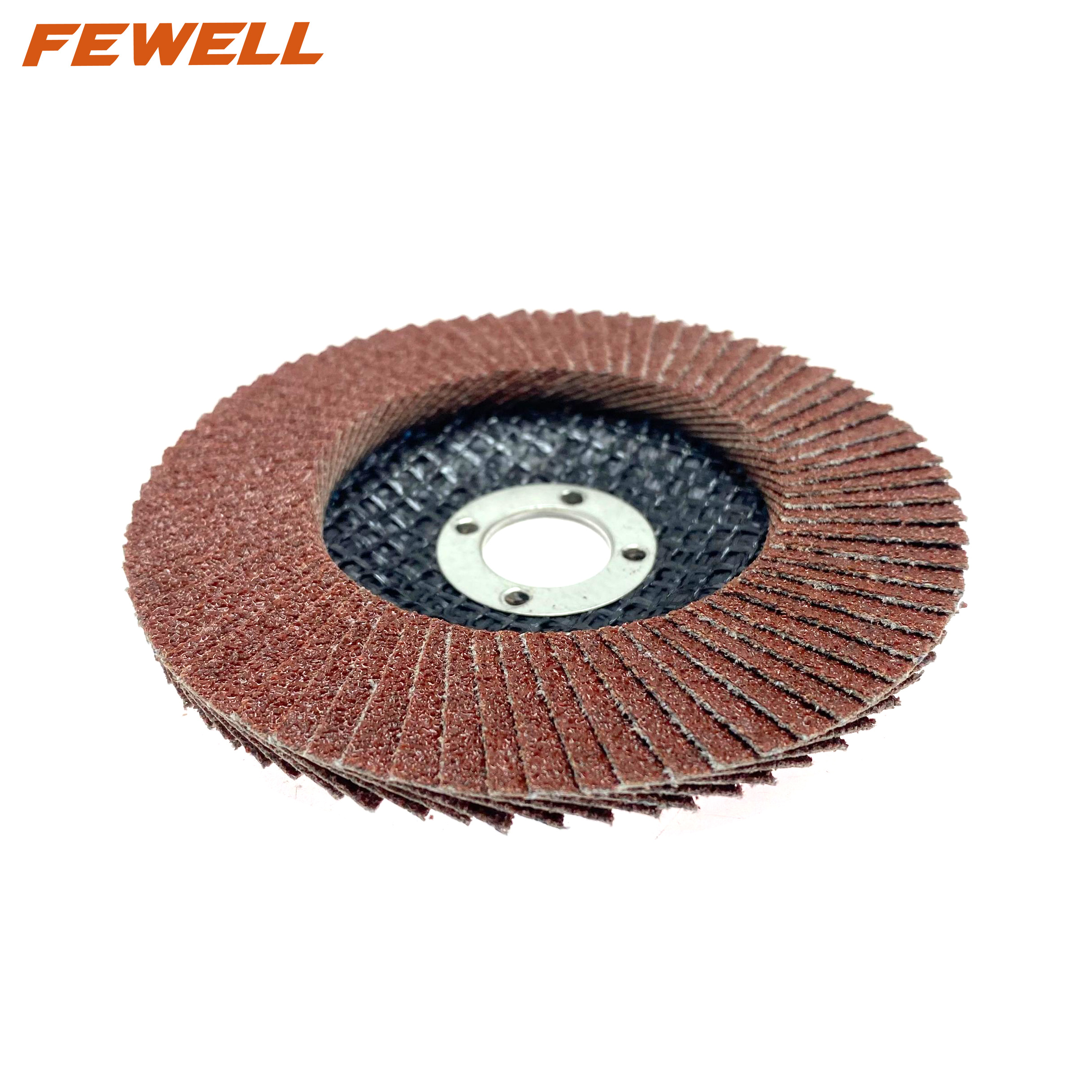 High quality 4-7inch 100-180mm silicone carbide abrasive wheel flexible sanding flap disc for grinding metal stainless steel