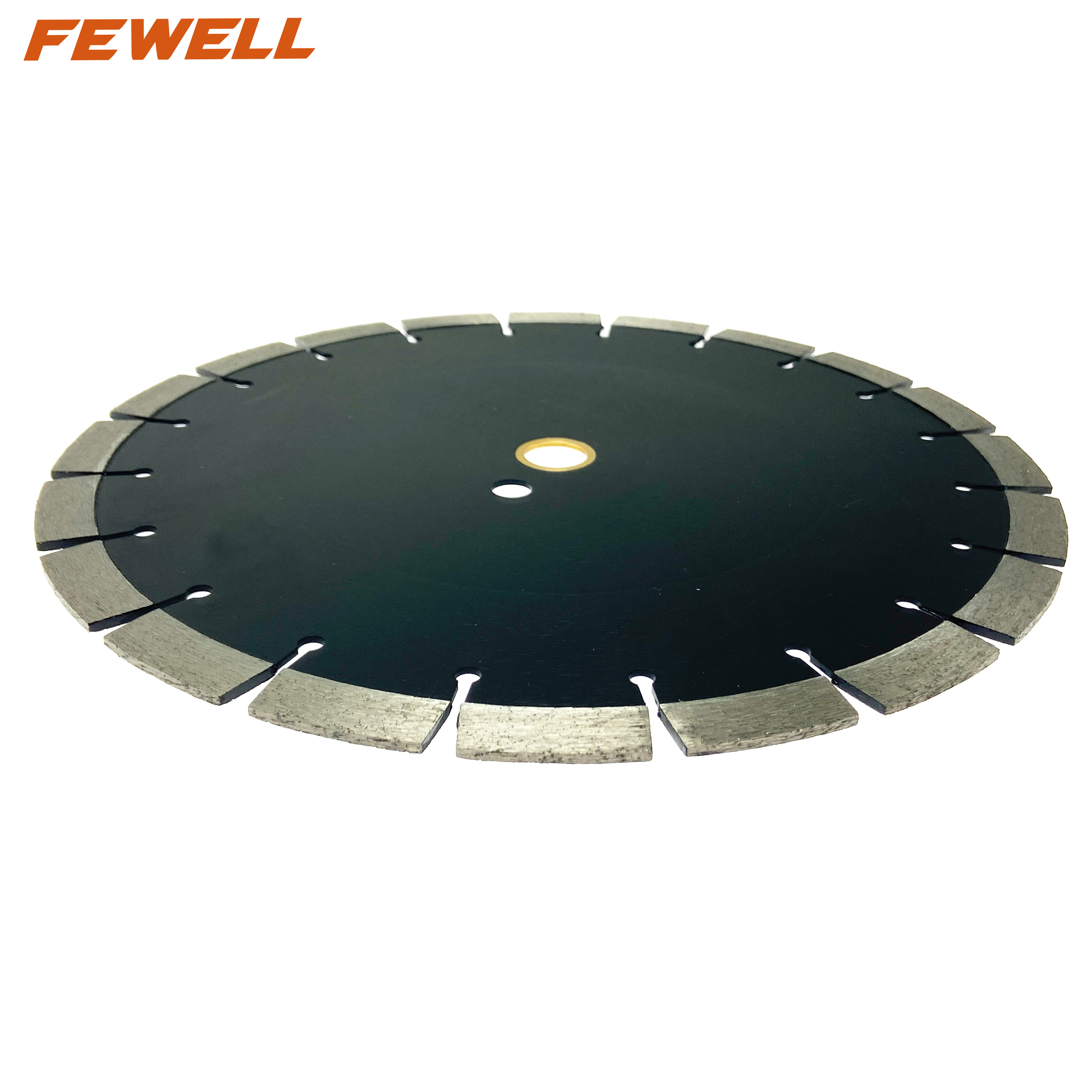 High quality Laser welded 12/14inch 300/350*15*25.4mm diamond saw blade for cutting reinforced concrete