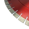 High quality 15/18in 380/450*20*60mm laser welded sandwich silent steel arix segment reinforced center diamond saw blade for cutting quartz stone