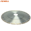 High quality 14/16inch 360*10*60mm silver brazed silent steel diamond saw blade for cutting quartz stone