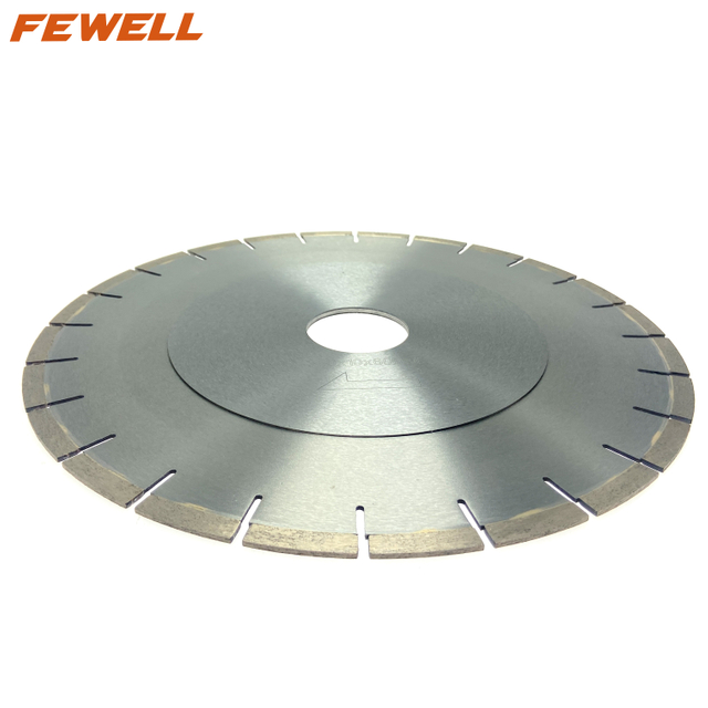 High quality 14/16inch 360*10*60mm silver brazed silent steel diamond saw blade for cutting quartz stone