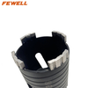 Hot sale 68*10*101*M16 laser welded diamond segments core drill bit for dry cutting reinforced concrete,rebar beton