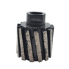 High Quality 50*42T*M14 Segmented Sintered Diamond Drum Wheel with Water Outlet for Grinding Stone Granite