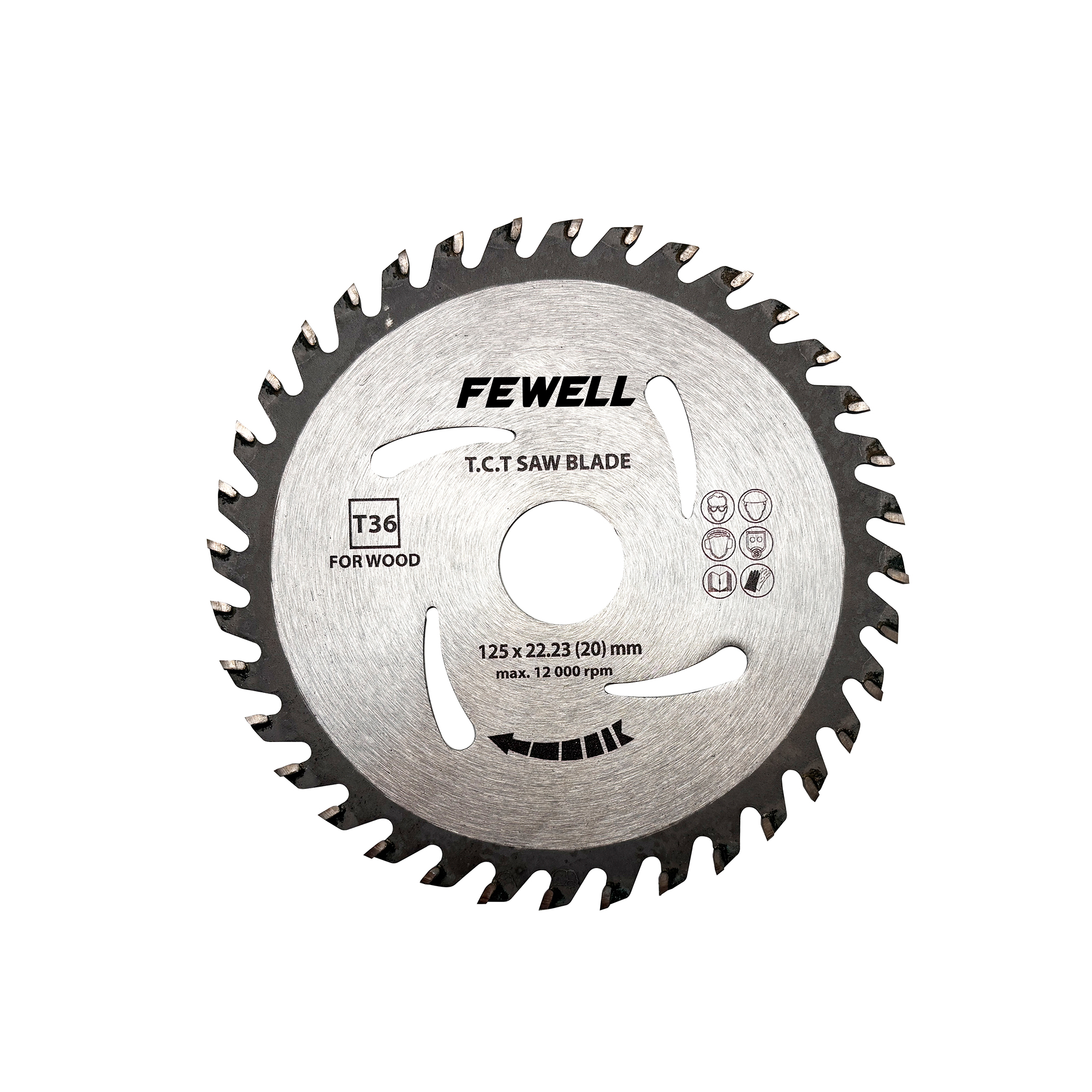 Tungsten Carbide Tipped 125mm 160mm TCT Woodworking Customized Circular Saw Blade for Cutting Wood