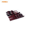 155mm/230mm Length Electric Hand Drill Woodworking with Hexagonal Shank 3 Tips Three Grooves Twist Drill Auger Drill Bit Set for Wood