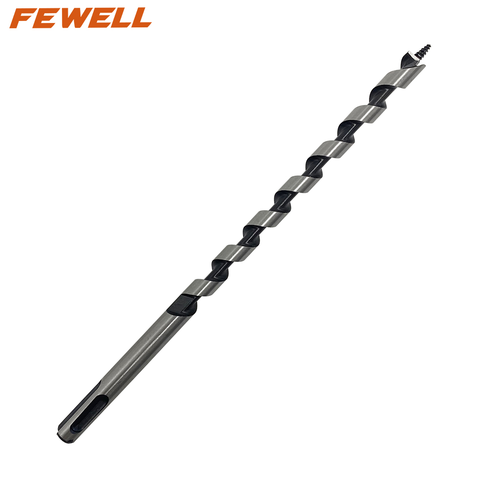 High quality 10-25mm SDS Plus woodworking hand tools carbon steel auger drill bit for drilling wood