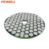 High quality 4inch 80mm 50# 100# 200# 400# 800# 1500# 3000# 7step Diamond polishing Pads for dry grinding Ceramic Tiles Granite terrazzo 