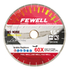 16inch 45° Miter Cutting Double Step Silent Dekton Diamond Saw Blade 10mm Segment Wet Cutting Dekton Tile Porcelain Ceramic