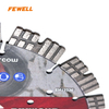 New Design Laser Welded Turbo Diamond Saw Blade for Concrete Block Road Walls Cutting