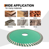High quality Hot Press 125/230x22.23mm diamond turbo saw blade for cutting and grinding granite
