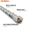 High quality double flute single tip SDS max 30mm Electric hammer Drill Bit for drilling Concrete wall rock Granite