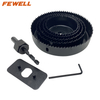 8pcs 67mm 76mm 89mm 102mm 127mm Bi-Metal hole saw set for Metal Iron Stainless Steel 