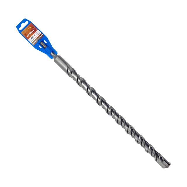 High quality SDS plus Carbide flat Tip 28mm Double Flute Electric Hammer Drill Bit for Concrete wall Masonry Stone granite