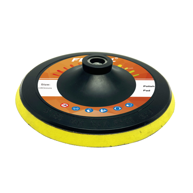 High quality 7 Inch 180mm M14 Rubber Hook and Loop Back Plate Holder Pads for Diamond abrasives Polishing Pads