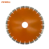 High quality 14/16inch 356/370/406/420*15*60 with 50mm ring Silver Brazed sandwich silent steel diamond saw blade for cutting granite
