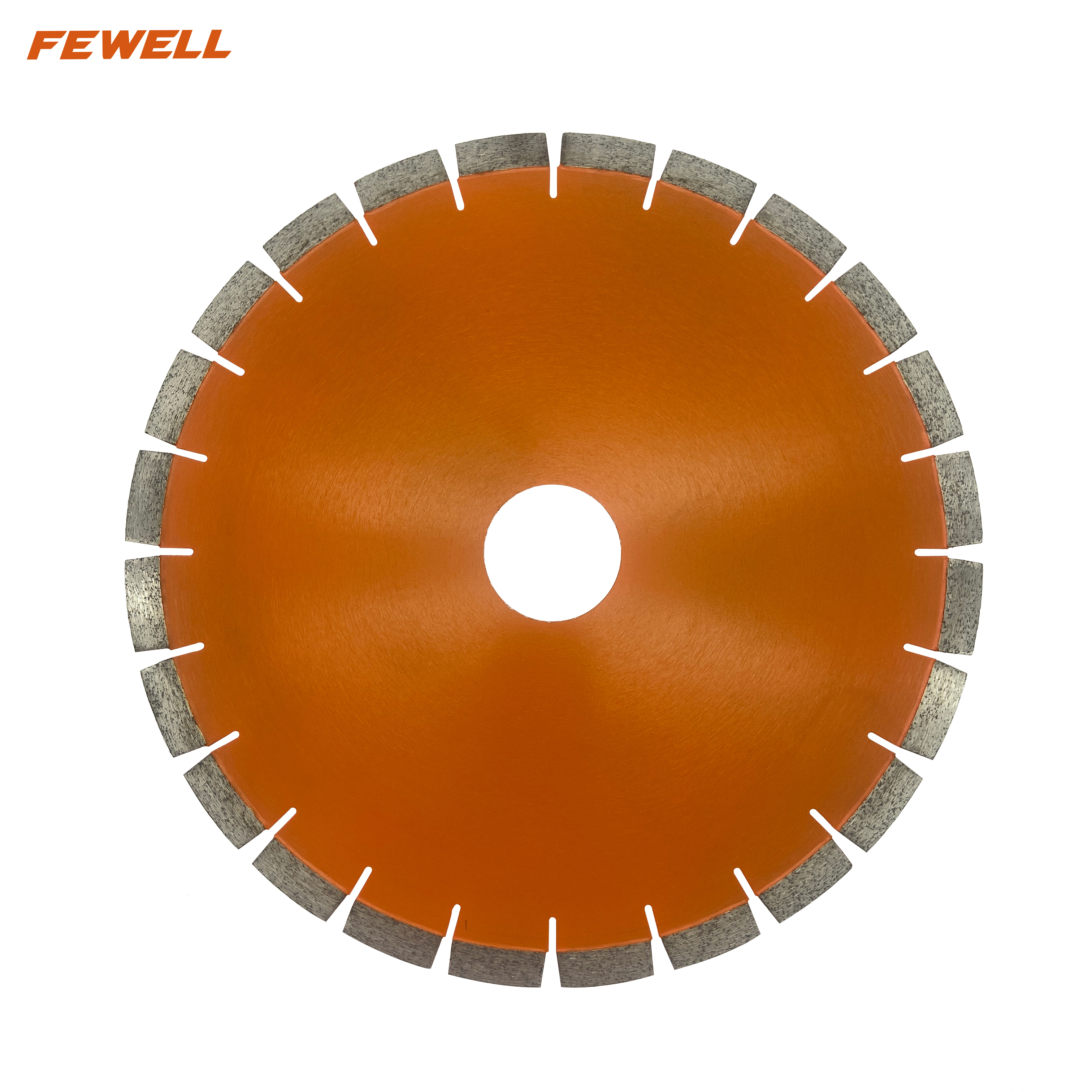 High quality 14/16inch 356/370/406/420*15*60 with 50mm ring Silver Brazed sandwich silent steel diamond saw blade for cutting granite