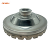 High quality cold press sintered 4inch 100*M14 thread aluminum base diamond turbo cup wheel for grinding granite 