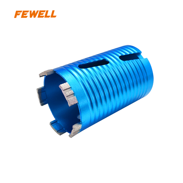 High Quality Laser Welded Diameter 82-225mm Length 143mm Thread M16 Segmented Turbo Diamond Core Drill Bit for Drilling Concrete