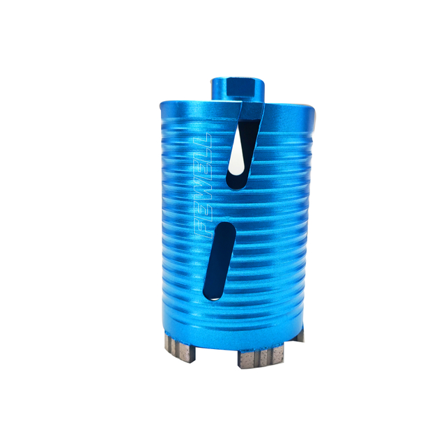 High Quality Laser Welded Diameter 82-225mm Length 143mm Thread M16 Segmented Turbo Diamond Core Drill Bit for Drilling Concrete