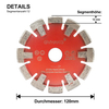 Premium quality 120*15/16/17*12*22.23mm U Shape Wall Floor heating Grooved Crack Chaser Diamond Tuck Point Saw Blade for grooving concrete