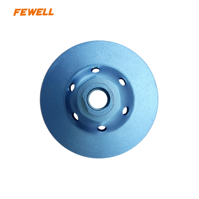 Cold Press 4inch 6inch 5/8"-11 Thread Diamond Double Row Grinding Cup Wheel for Concrete Granite Stone
