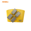 30# Diamond Grinding Pads Grinding Shoes Double Abrasive Block for Stone Concrete Floor Polishing 