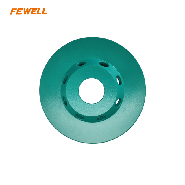 High Quality Silver Brazed 4inch 100*22.23mm Double Row Diamond Grinding Cup Wheel for Concrete Stone