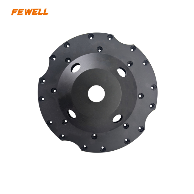 High Quality 7inch 180x22.23mmmm Silver Brazed Diamond Special Grinding Cup Wheel for Concrete Stone